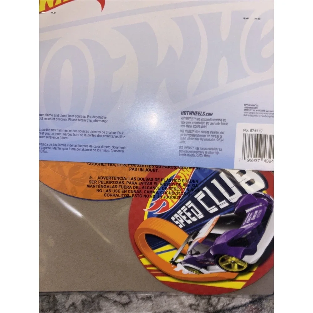 Hot Wheels Race Car Toy Vehicle Kids Birthday Party Hanging Swirl Decorations